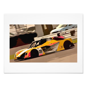 Impression Photo Art numérique de course automobile (5274)
