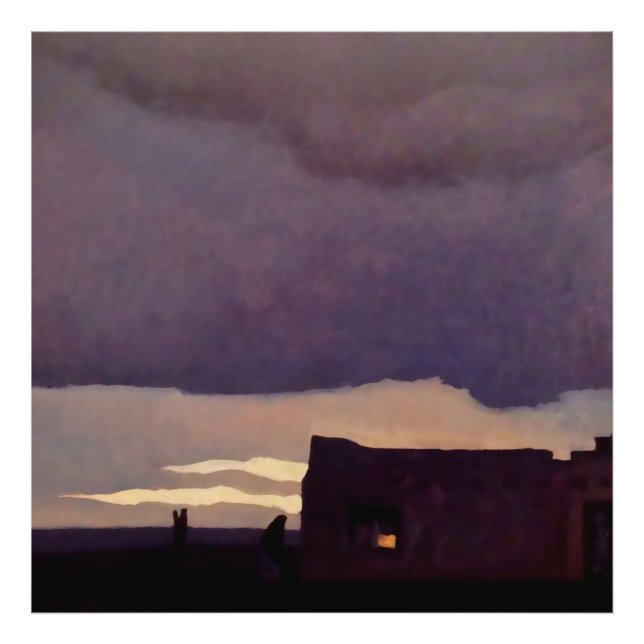 Impression Photo Art occidental « Fin d'après-midi » de Maynard Dix (Devant)