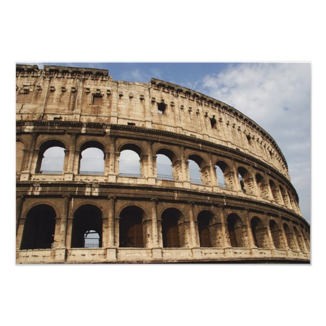 Impression Photo Art romain. Le Colosseum ou Flavien 2 (Devant)
