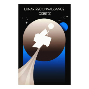 Impression Photo Art spatial Orbiter de Reconnaissance lunaire