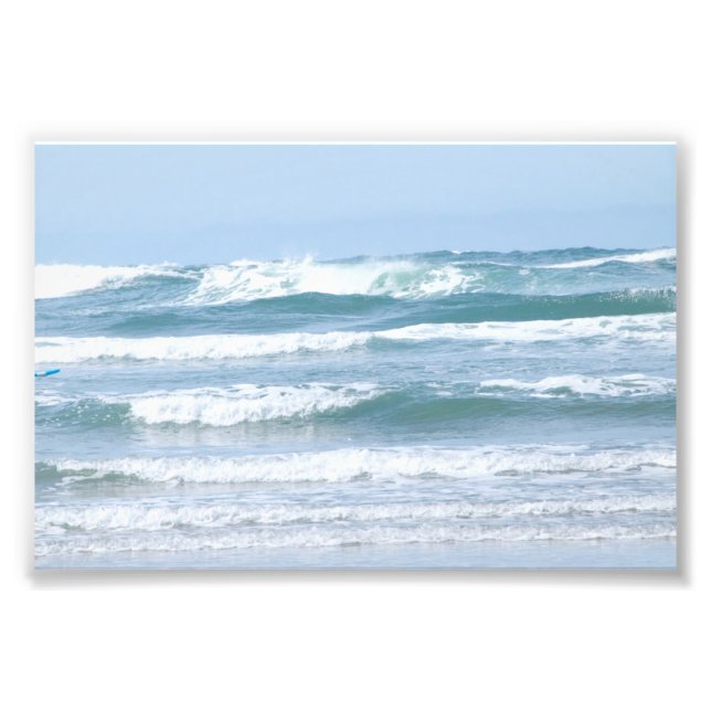 Impression Photo Artwork des vagues du Pacifique (Devant)