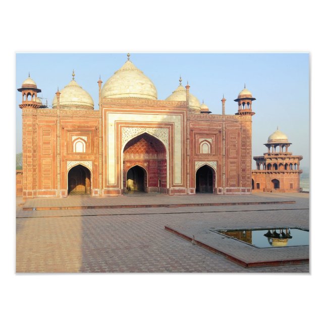 Impression Photo Asie, Inde, Uttar Pradesh, Agra. Sur le (Devant)