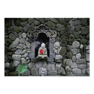 Impression Photo Asie, Indonésie, Bali. Un sanctuaire de Bouddha
