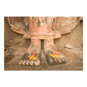 Impression Photo Asie Thaïlande, Sukhothai, les pieds de Bouddha e