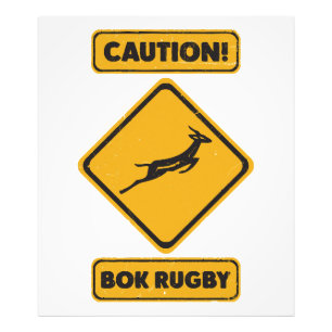 Impression Photo Attention - SpringBoks traversant