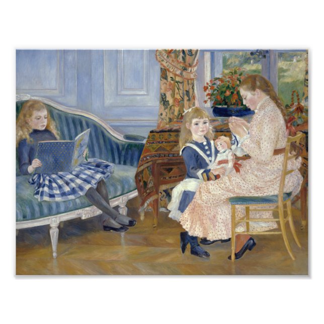 Impression Photo Auguste Renoir - Après-midi pour enfants à Wargemo (Devant)