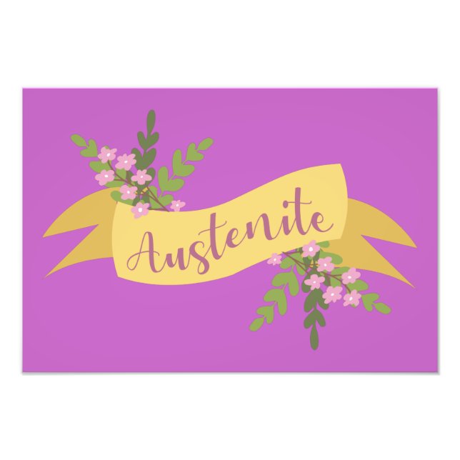 Impression Photo Austenite I (Devant)