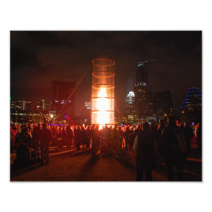 Impression Photo Austin Texas Nouvel An Feu