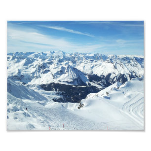 Impression Photo australie ski montagne alpes neige paysage