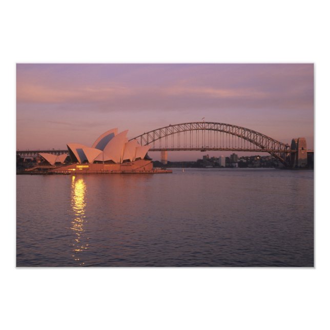 Impression Photo Australie, Sydney, Opéra de Sydney construit (Devant)