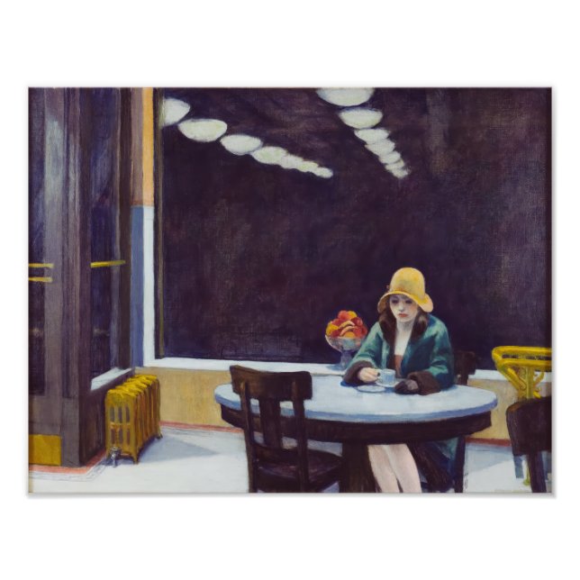 Impression Photo Automat | Edward Hopper | (Devant)