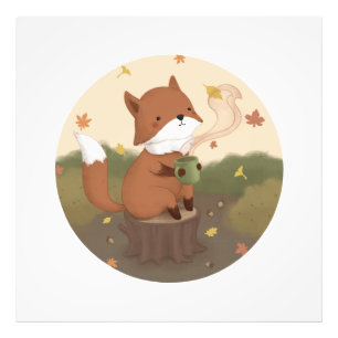 Impression Photo Automne magnifique : Fox