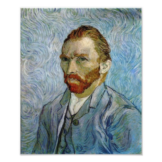 Impression Photo Autoportrait de Vincent Van Gogh (Devant)