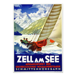 Impression Photo " Autriche : 1950/aujourd'hui - Zell am See Werbe