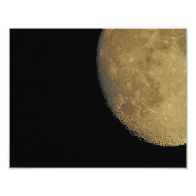 Impression photo avec la lune (Devant)