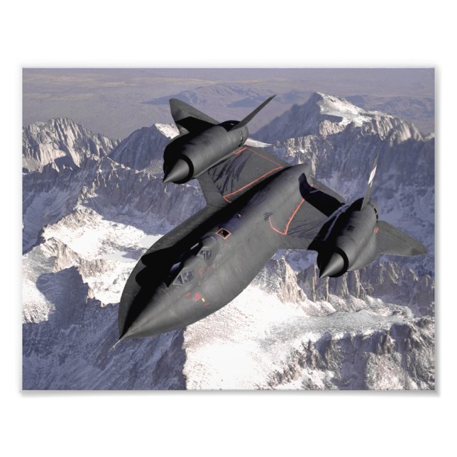 Impression Photo Avion de chasse supersonique (Devant)