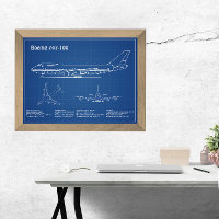 Avion de ligne 747 - Plans de dessin du plan direc