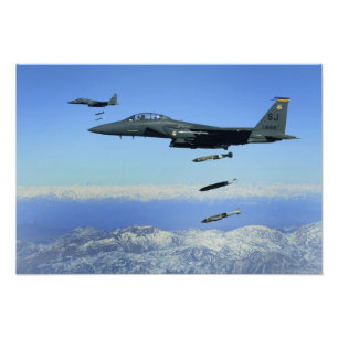 Impression Photo Avions d'Eagle de grève de l'Armée de l'Air d'US