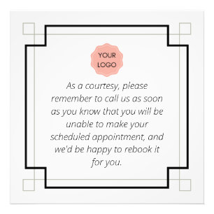 Impression Photo Avis d'annulation