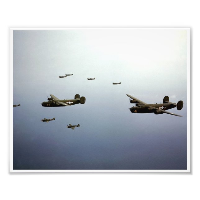 Impression Photo B24 Bombes de libération en route vers la cible (Devant)
