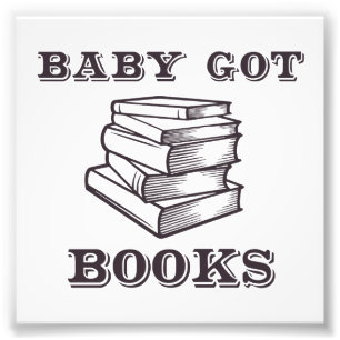 Impression Photo Baby A Des Livres