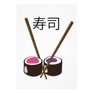 Impression Photo Baguettes pour Sushi Japonais