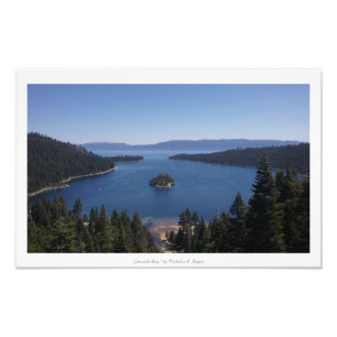 Impression Photo "Baie verte," le lac Tahoe