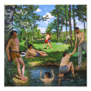 Impression Photo Baigneurs Frédéric Bazille