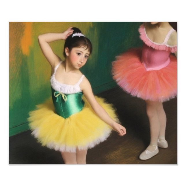 Impression Photo Bailarinas con preciosos colores vivos (Devant)
