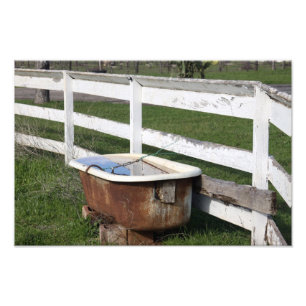 Impression Photo Bain sur la ferme