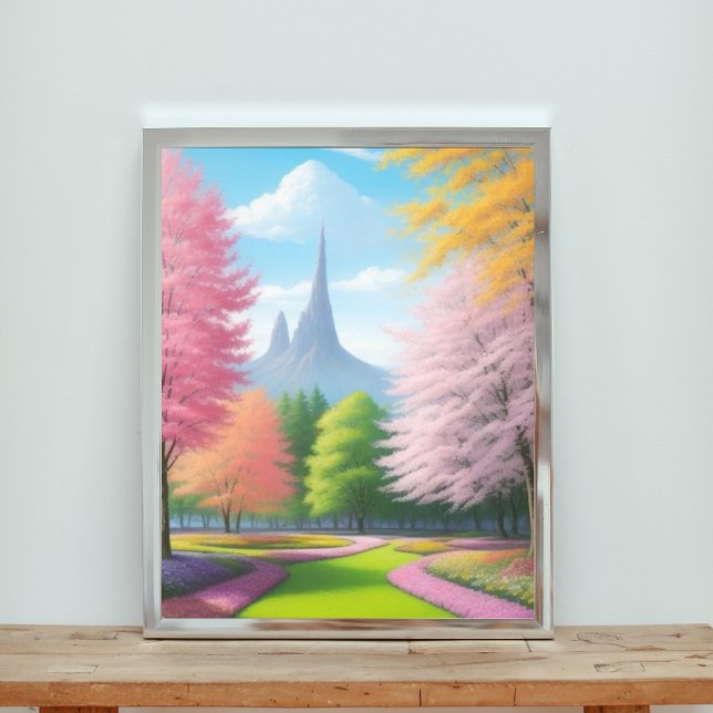 Impression Photo Balade dans un jardin enchanté (Créateur téléchargé)