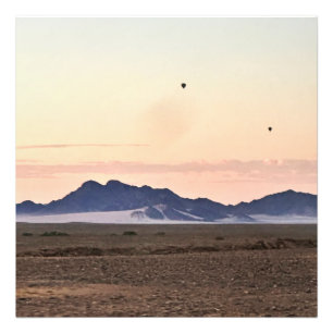 Impression Photo Ballons à air chaud sur Sossusvlei