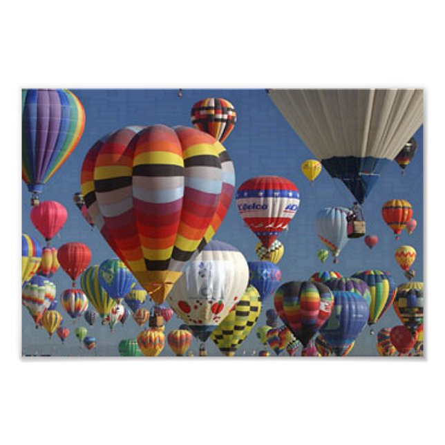 Impression Photo BALLONS D'AIR CHAUD par SHARON SHARPE (Devant)