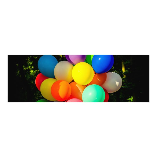 Impression Photo Ballons de jouets colorés (Devant)