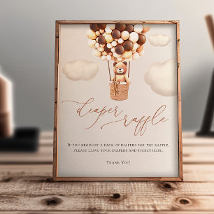 Impression Photo Ballons d'ours Diaper Signe Raffin