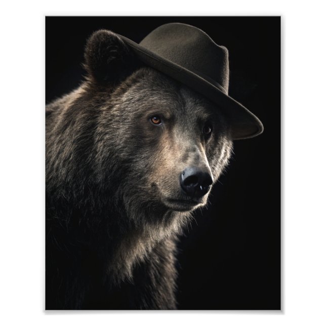 Impression Photo Baloo "Le Grizzly" Grissom - Ours -  (Devant)
