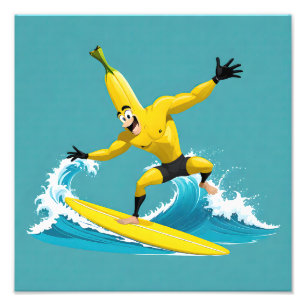 Impression Photo Banana Surfer 01