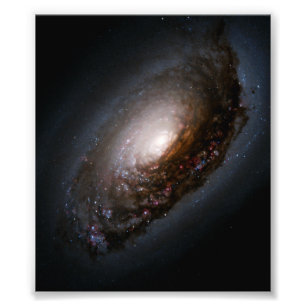 Impression Photo Bande de la poussière autour du noyau de galaxie