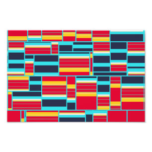 Impression Photo Bandes horizontales et verticales