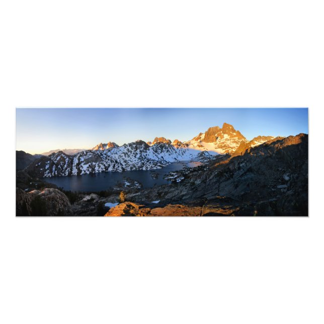 Impression Photo Banner Peak Sunrise Garnet Lake - John Muir Trail (Devant)