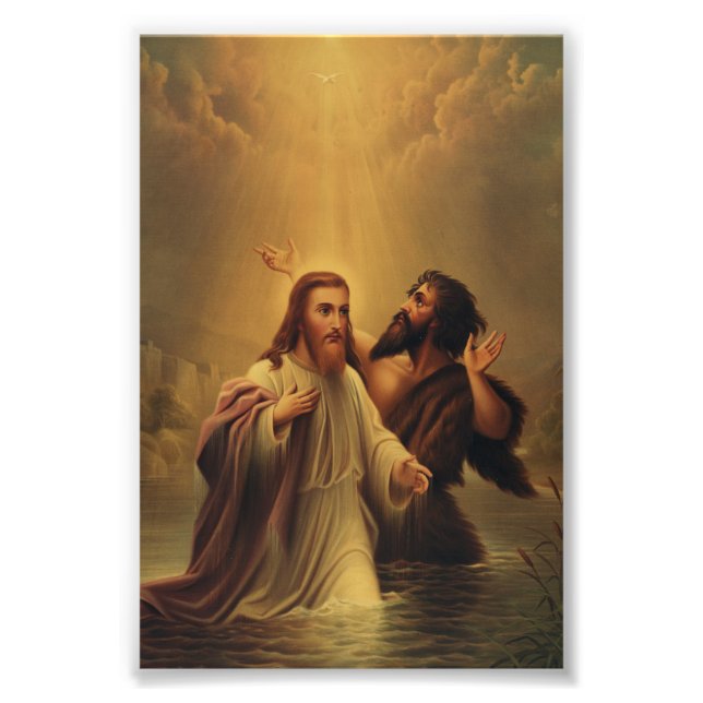 Impression Photo Baptême de Jésus-Christ (Devant)