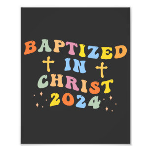 Impression Photo Baptisé en Christ