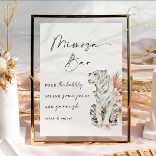 Impression Photo Bar Mimosa des Tigres Bohos Tropicaux