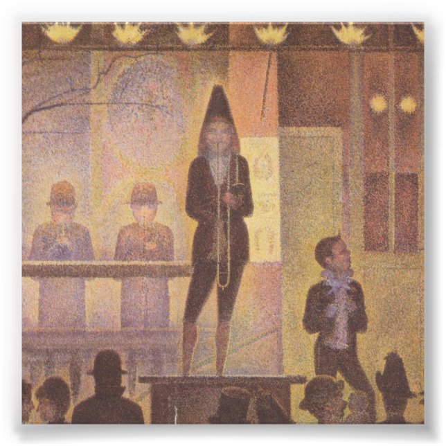 Impression Photo Baraque de cirque de Georges Seurat (Devant)