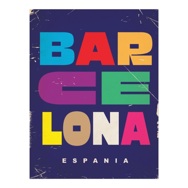 Impression Photo Barcelone Espagne (Devant)