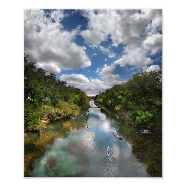 Impression Photo Barton Creek Kayaks - Austin Texas (Devant)