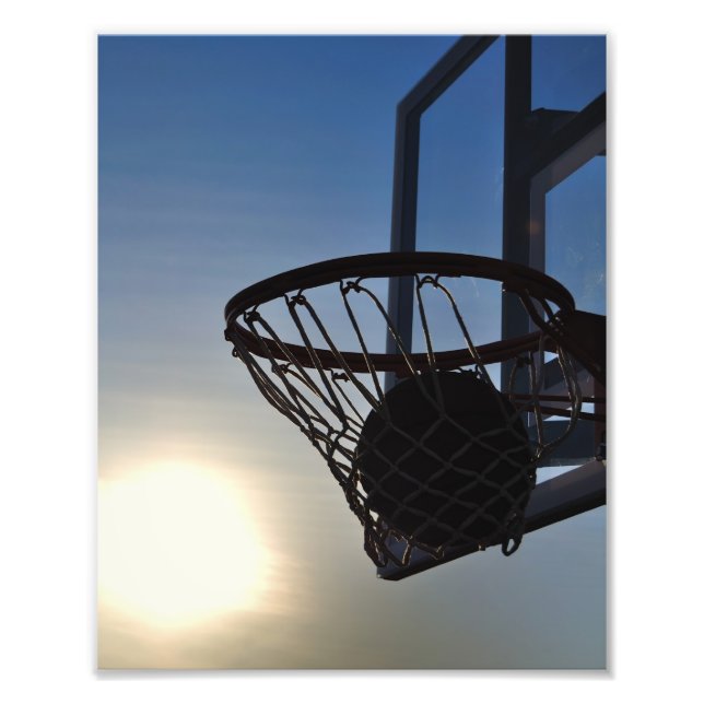 Impression Photo Basket-Ball Et Basket-Ball (Devant)