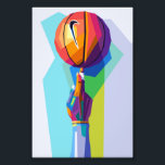 Impression Photo Basket-ball Wpap Pop Art<br><div class="desc">Basket-ball Sports en Wpap Pop Art Style</div>