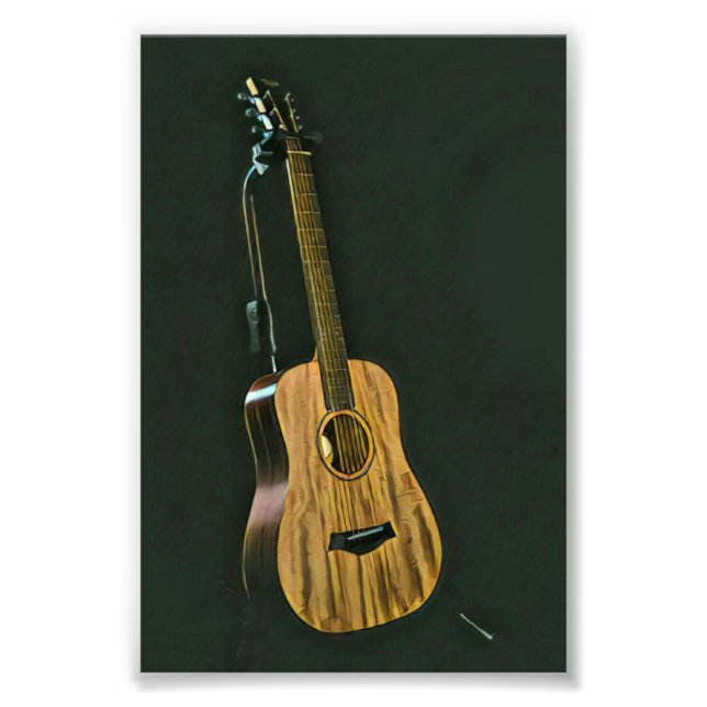 Impression Photo Basse guitariste cadeau (Devant)