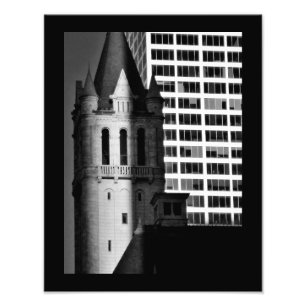 Impression Photo Bâtiments traditionnels et modernes